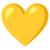 Yellow Heart Emoji Copy Paste ― 💛 - google-android