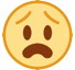 Anguished Face Emoji Copy Paste ― 😧 - htc