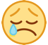 Crying Face Emoji Copy Paste ― 😢 - htc