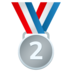 2nd Place Medal Emoji Copy Paste ― 🥈 - joypixels