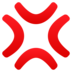 Anger Symbol Emoji Copy Paste ― 💢 - joypixels