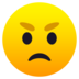 Angry Face Emoji Copy Paste ― 😠 - joypixels