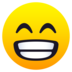 Beaming Face With Smiling Eyes Emoji Copy Paste ― 😁 - joypixels