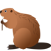 Beaver Emoji Copy Paste ― 🦫 - joypixels