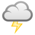 Cloud With Lightning Emoji Copy Paste ― 🌩️ - joypixels