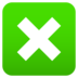 Cross Mark Button Emoji Copy Paste ― ❎ - joypixels
