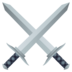 Crossed Swords Emoji Copy Paste ― ⚔️ - joypixels