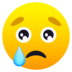 Crying Face Emoji Copy Paste ― 😢 - joypixels