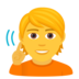 Deaf Person Emoji Copy Paste ― 🧏 - joypixels