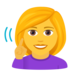 Deaf Woman Emoji Copy Paste ― 🧏‍♀ - joypixels