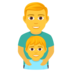 Family: Man, Boy Emoji Copy Paste ― 👨‍👦 - joypixels