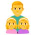 Family: Man, Girl, Girl Emoji Copy Paste ― 👨‍👧‍👧 - joypixels