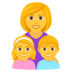 Family: Woman, Girl, Boy Emoji Copy Paste ― 👩‍👧‍👦 - joypixels