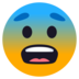 Fearful Face Emoji Copy Paste ― 😨 - joypixels