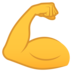 Flexed Biceps Emoji Copy Paste ― 💪 - joypixels