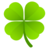 Four Leaf Clover Emoji Copy Paste ― 🍀 - joypixels