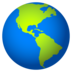 Globe Showing Americas Emoji Copy Paste ― 🌎 - joypixels