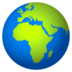 Globe Showing Europe-Africa Emoji Copy Paste ― 🌍 - joypixels