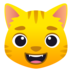 Grinning Cat Emoji Copy Paste ― 😺 - joypixels