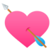 Heart With Arrow Emoji Copy Paste ― 💘 - joypixels