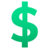 Heavy Dollar Sign Emoji Copy Paste ― 💲 - joypixels