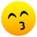 Kissing Face With Smiling Eyes Emoji Copy Paste ― 😙 - joypixels