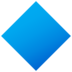 Large Blue Diamond Emoji Copy Paste ― 🔷 - joypixels