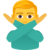 Man Gesturing NO Emoji Copy Paste ― 🙅‍♂ - joypixels