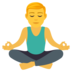 Man In Lotus Position Emoji Copy Paste ― 🧘‍♂ - joypixels