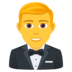 Man In Tuxedo Emoji Copy Paste ― 🤵‍♂ - joypixels
