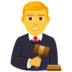 Man Judge Emoji Copy Paste ― 👨‍⚖ - joypixels