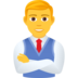 Man Office Worker Emoji Copy Paste ― 👨‍💼 - joypixels
