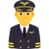 Man Pilot Emoji Copy Paste ― 👨‍✈ - joypixels