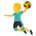 Man Playing Handball Emoji Copy Paste ― 🤾‍♂ - joypixels