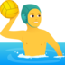 Man Playing Water Polo Emoji Copy Paste ― 🤽‍♂ - joypixels