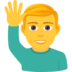 Man Raising Hand Emoji Copy Paste ― 🙋‍♂ - joypixels