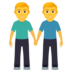 Men Holding Hands Emoji Copy Paste ― 👬 - joypixels