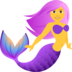 Mermaid Emoji Copy Paste ― 🧜‍♀ - joypixels