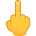 Middle Finger Emoji Copy Paste ― 🖕 - joypixels