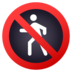 No Pedestrians Emoji Copy Paste ― 🚷 - joypixels