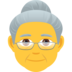 Old Woman Emoji Copy Paste ― 👵 - joypixels