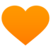 Orange Heart Emoji Copy Paste ― 🧡 - joypixels