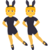 People With Bunny Ears Emoji Copy Paste ― 👯 - joypixels