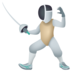 Person Fencing Emoji Copy Paste ― 🤺 - joypixels