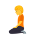 Person Kneeling Emoji Copy Paste ― 🧎 - joypixels