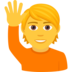 Person Raising Hand Emoji Copy Paste ― 🙋 - joypixels