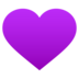 Purple Heart Emoji Copy Paste ― 💜 - joypixels