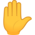 Raised Hand Emoji Copy Paste ― ✋ - joypixels