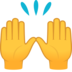 Raising Hands Emoji Copy Paste ― 🙌 - joypixels