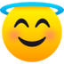 Smiling Face With Halo Emoji Copy Paste ― 😇 - joypixels
